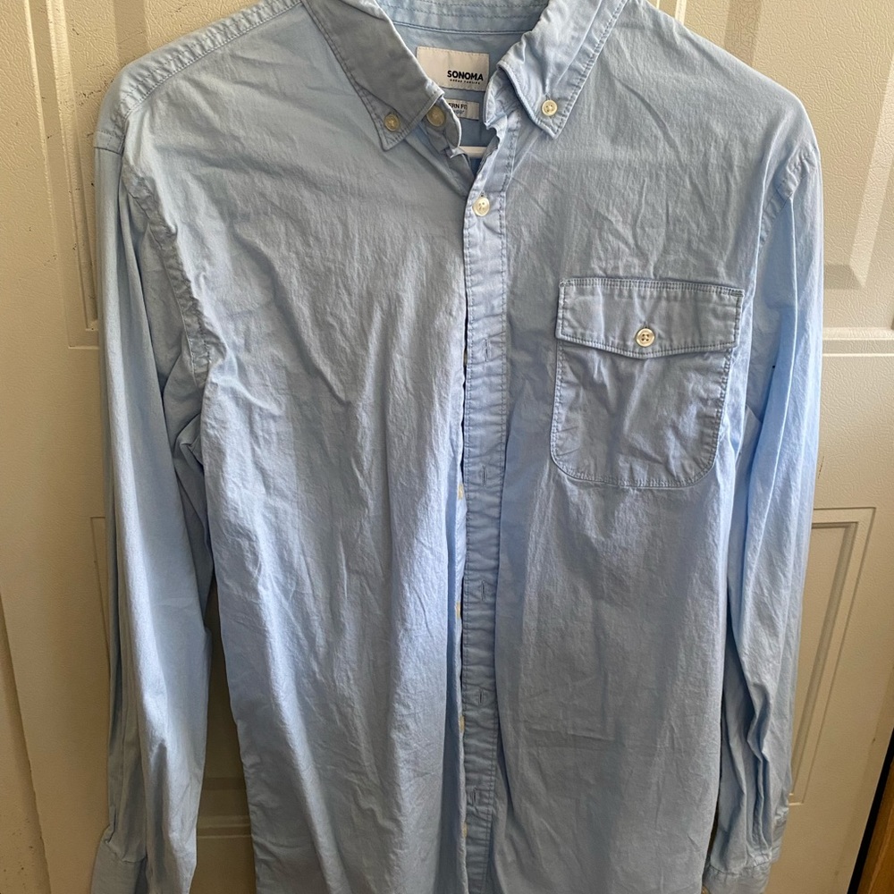SOLD: Men’s front button shirt
